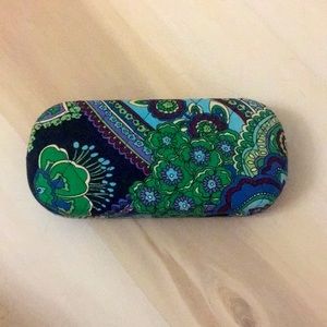 Vera Bradley Blue Rhapsody Clamshell Eyeglass Case